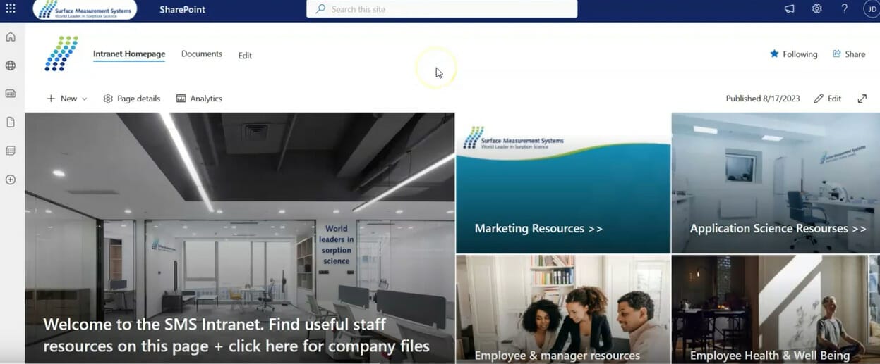 Sharepoint thumbnail